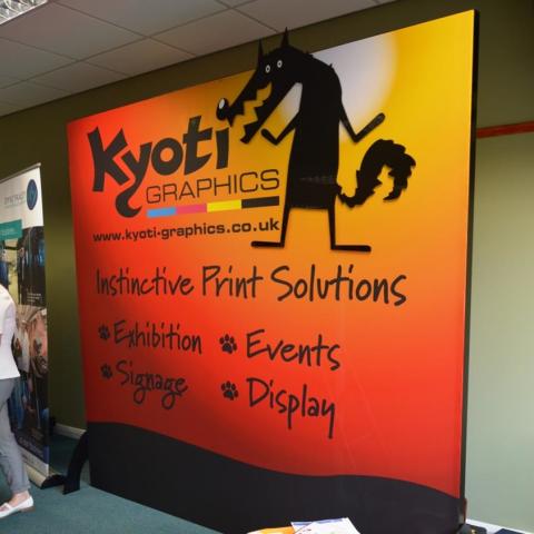 Kyoti Graphics Freestanding Tension Fabric Display