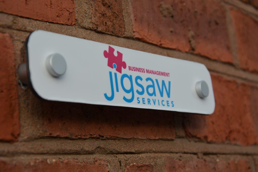 Jigsaw Business Name Plaque