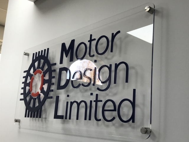 Motor Design Acrylic Sign Board