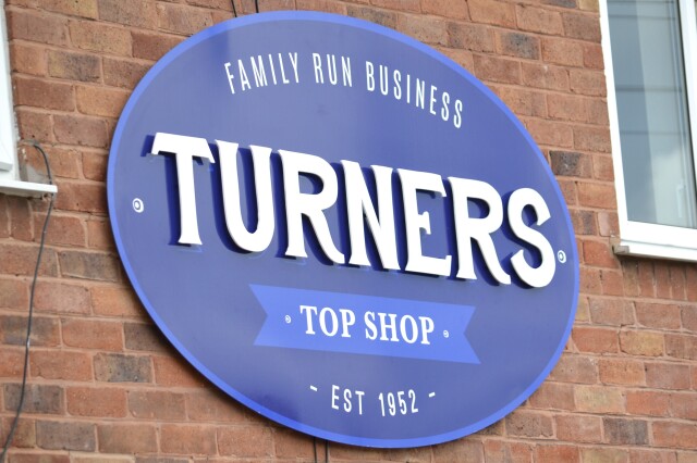 Turners Top Shop Acrylic Sign Board