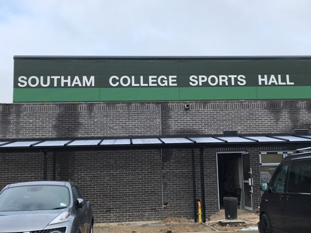 Southam College Flat Letters for Signs
