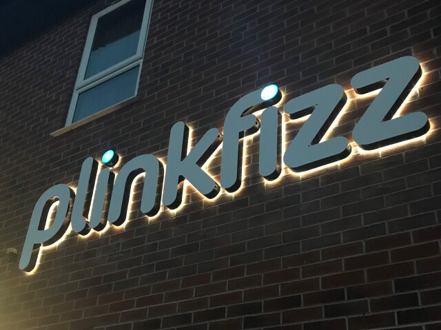 Plinkfizz Illuminated Letter Signage