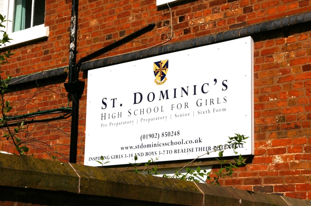 St Dominics Sign